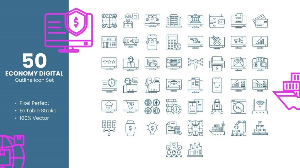 Economy Digital Outline@2x